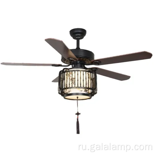 Классический потолочный вентилятор люстра для домашнего декора